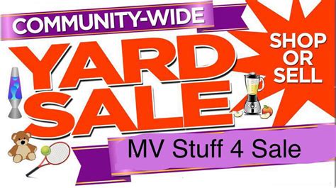 Yard-sale style. . Mv stuff 4 sale